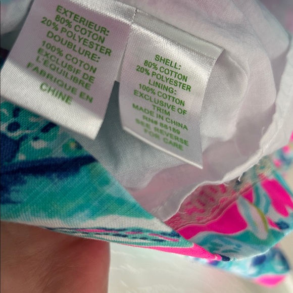 Lilly Pulitzer Brynn strapless lace dress Raz Berry Lobsters in Love size 12 - Picture 9 of 10